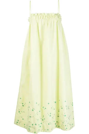 Ganni Bead-embellished midi dress