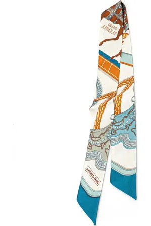 Hermès 20th Century Grand Apparat Silk Twilly Scarf scarves