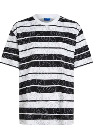 Karl Lagerfeld Monogram striped T-shirt