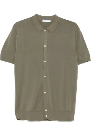 Manuel Ritz Knitted cotton shirt
