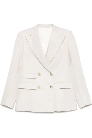LUIGI BIANCHI MANTOVA Herringbone blazer
