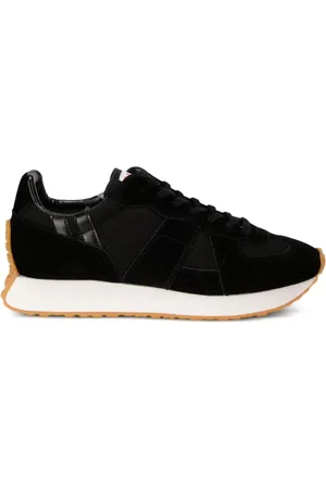 Comme des Garçons Logo-patch lace-up trainers