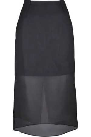 Lafayette 148 Silk midi skirt
