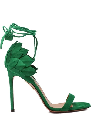 Aquazzura 105mm Hibiscus sandals