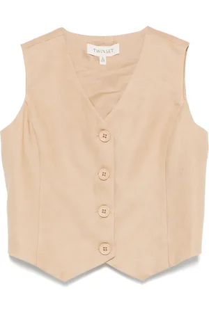 Twin-Set Logo-plaque waistcoat