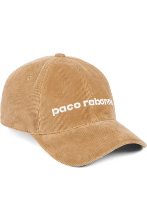 Paco rabanne Logo-embroidered corduroy baseball cap