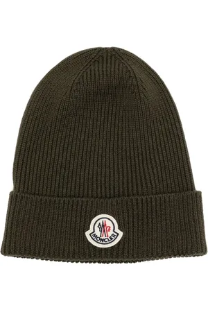 Moncler Logo-patch ribbed beanie