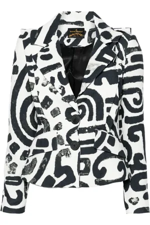 Vivienne Westwood 2014s abstract-print cotton blazer