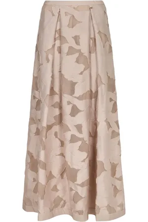 HERNO Blooming-jacquard maxi skirt