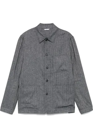 Manuel Ritz Chevron shirt jacket