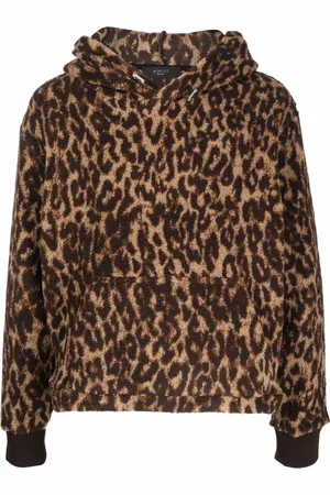AMIRI All-over leopard-print hoodie