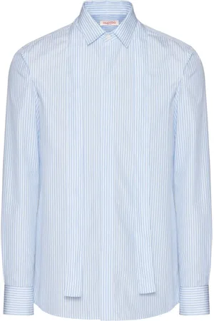 VALENTINO GARAVANI Scarf-detail poplin shirt