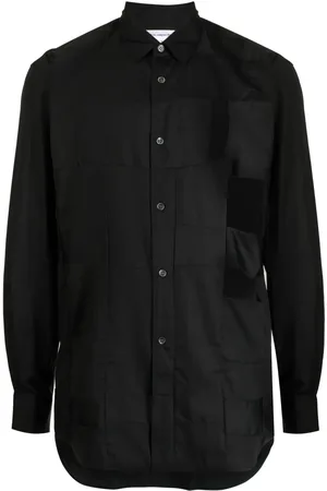 Comme des Garçons Panelled cut-out cotton shirt