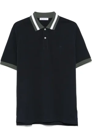 Manuel Ritz Logo-embroidered polo shirt