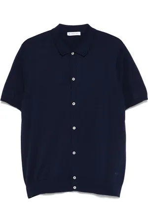 Manuel Ritz Knitted cotton shirt