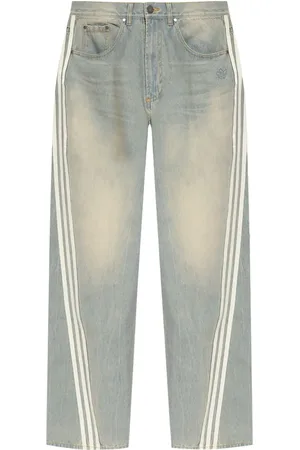 adidas 3-Stripes straight-leg jeans
