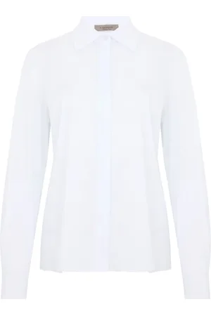 D.EXTERIOR Fitted classic cotton shirt