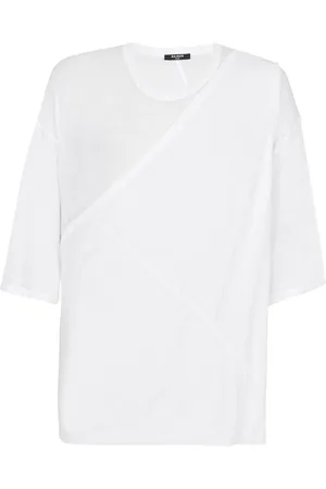 Balmain Gathered-panel detail T-shirt