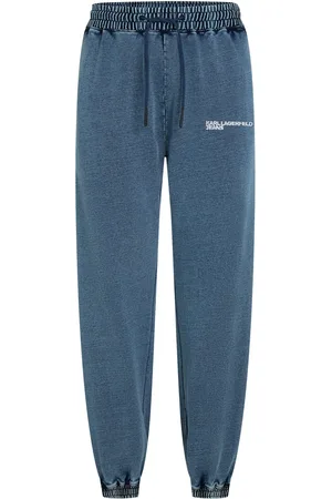 Karl Lagerfeld Acid-wash track pants