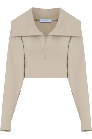 Gloria Coelho Spread-collar jumper