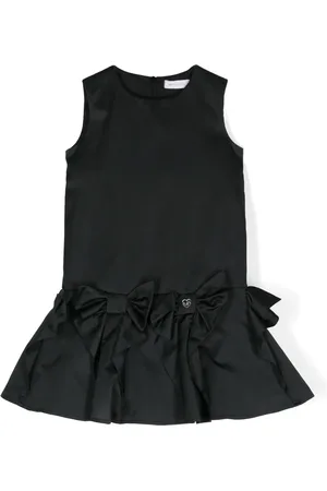 MONNALISA Bow-detail flared dress