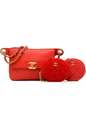 CHANEL 2019 CC Quilted Calfskin Flap and Coin Purse belt bag