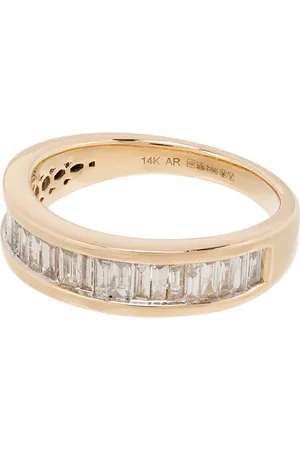 Adina Reyter 14kt yellow Heirloom baguette diamond ring