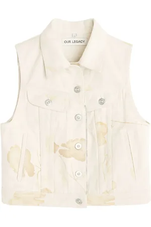 OUR LEGACY Zip-up denim vest