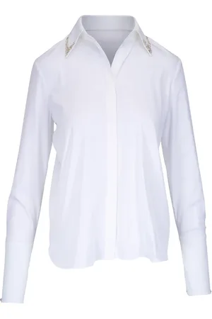TWP Collar-embellished shirt