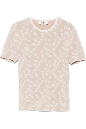 Fendi Bloom-jacquard T-shirt
