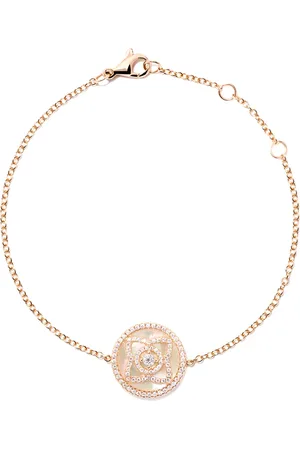 De Beers 18kt rose gold Enchanted Lotus Mother-of-Pearl diamond bracelet