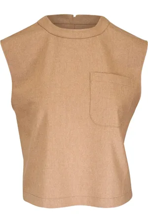TWP Mélange-effect vest