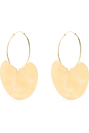 Patou Large hammered hoop earrings