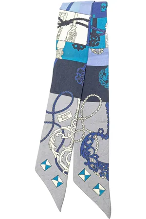 Hermès 2000-2015 Tours de Cles Twilly Silk Scarf scarves
