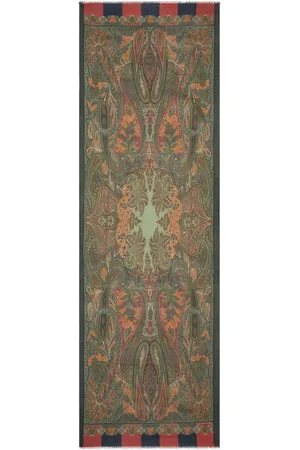 Etro Frayed paisley-jacquard scarf