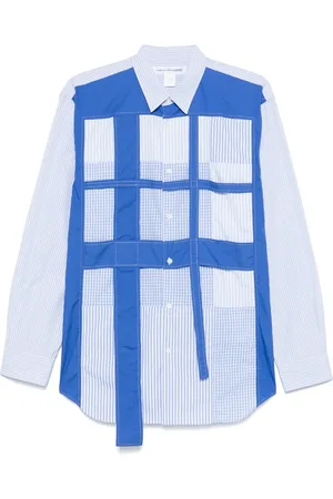Comme des Garçons Patchwork striped shirt