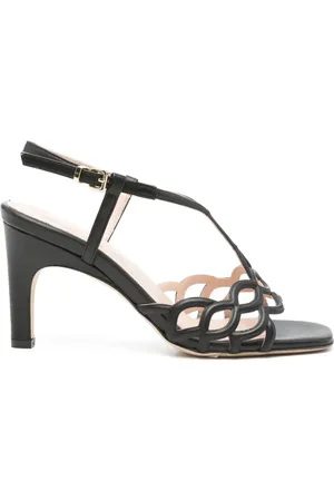 Evaluna 80mm leather sandals