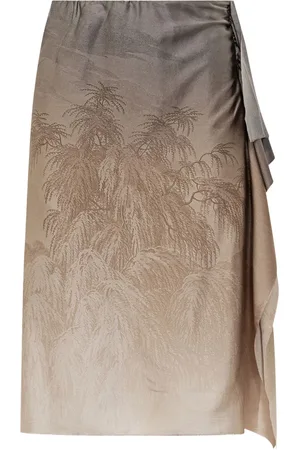 PIERRE-LOUIS MASCIA Stretch-silk skirt