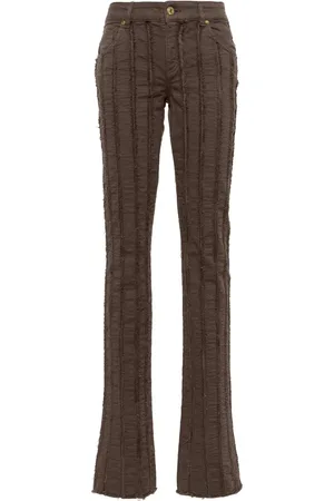 BLUMARINE Striped straight-leg trousers