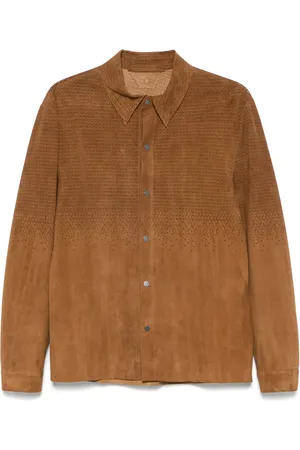 SALVATORE SANTORO Perforated overshirt