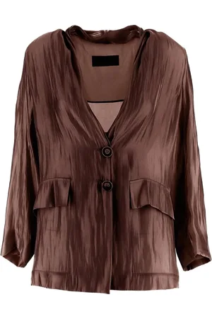 GENTRYPORTOFINO Satin blazer