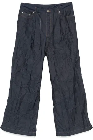 JUUN.J Crease-effect trousers