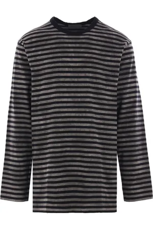YOHJI YAMAMOTO Striped cotton T-shirt
