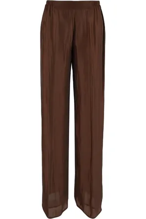 GENTRYPORTOFINO Pleat-detail palazzo trousers