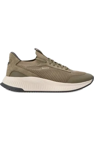 HUGO BOSS Mesh-panelled sneakers