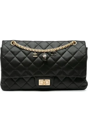 CHANEL 2009-2010 Paris-Shanghai Reissue 2.55 Quilted Lambskin Double Flap 227 shoulder bag