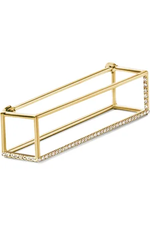 SHIHARA 18kt yellow prism 30 diamond single earring