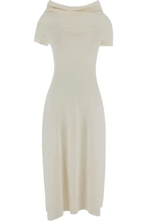 GENTRYPORTOFINO Roll-neck midi dress