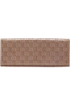 Gucci 2016-2024 Patent Guccissima Broadway clutch bag