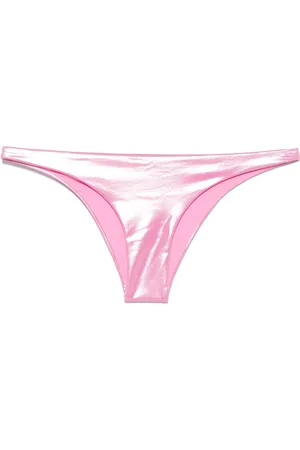 BLUMARINE Laminated jersey bikini bottom